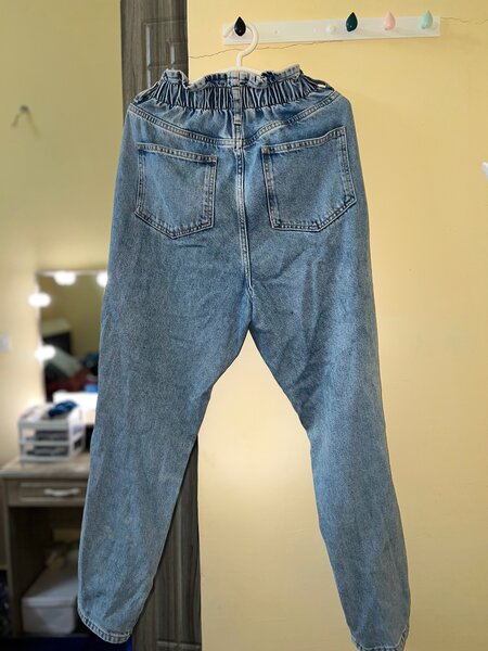 Pantalon jean taille haute