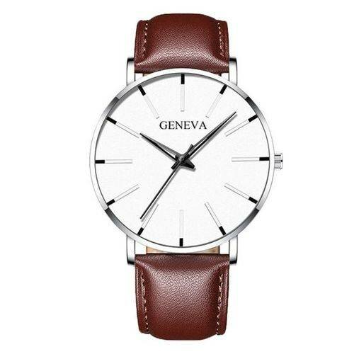 Montre à Quartz pour homme À cadran rond