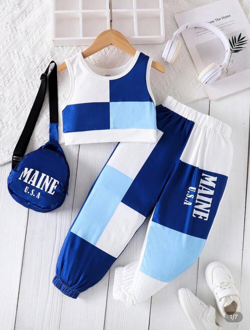 Ensemble sport bleu enfant