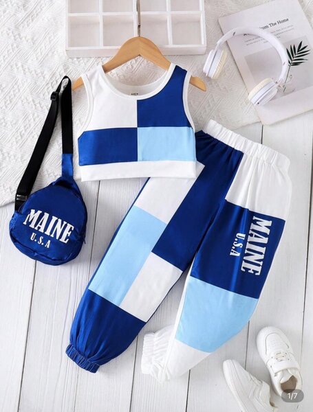 Ensemble sport bleu enfant