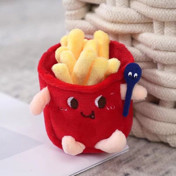 Porte-clés jouet frites
