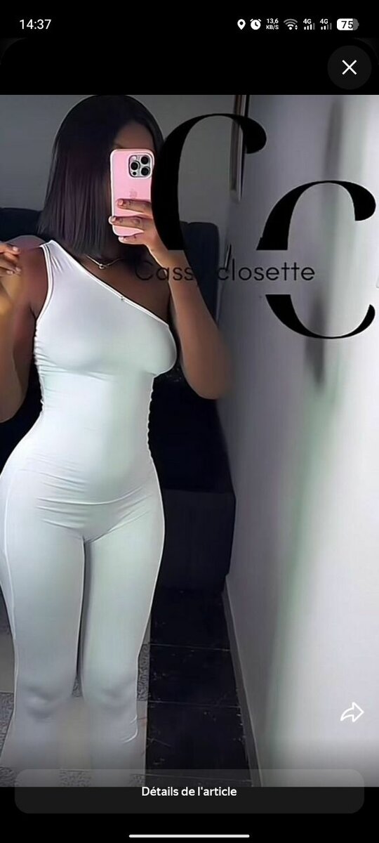 Combinaison moulante asymétrique