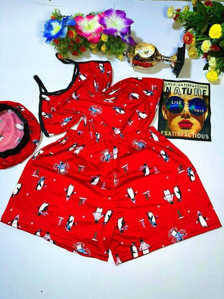 Pyjama amusant à pois pour femmes