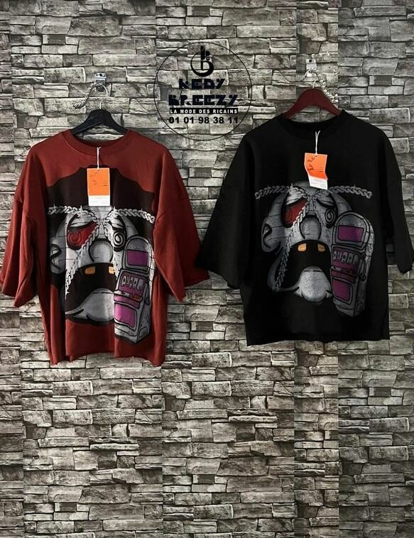 T-shirts Oversize Imprimés Homme