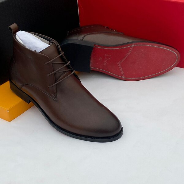 Leather boots