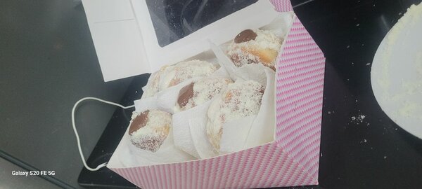 Milky doughnuts