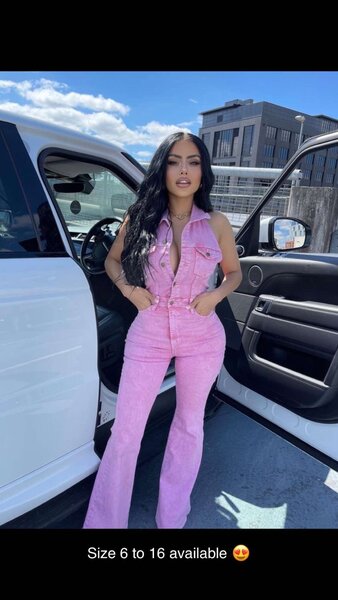 Nova denim jumpsuit
