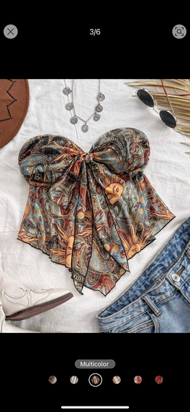 Graphic print top