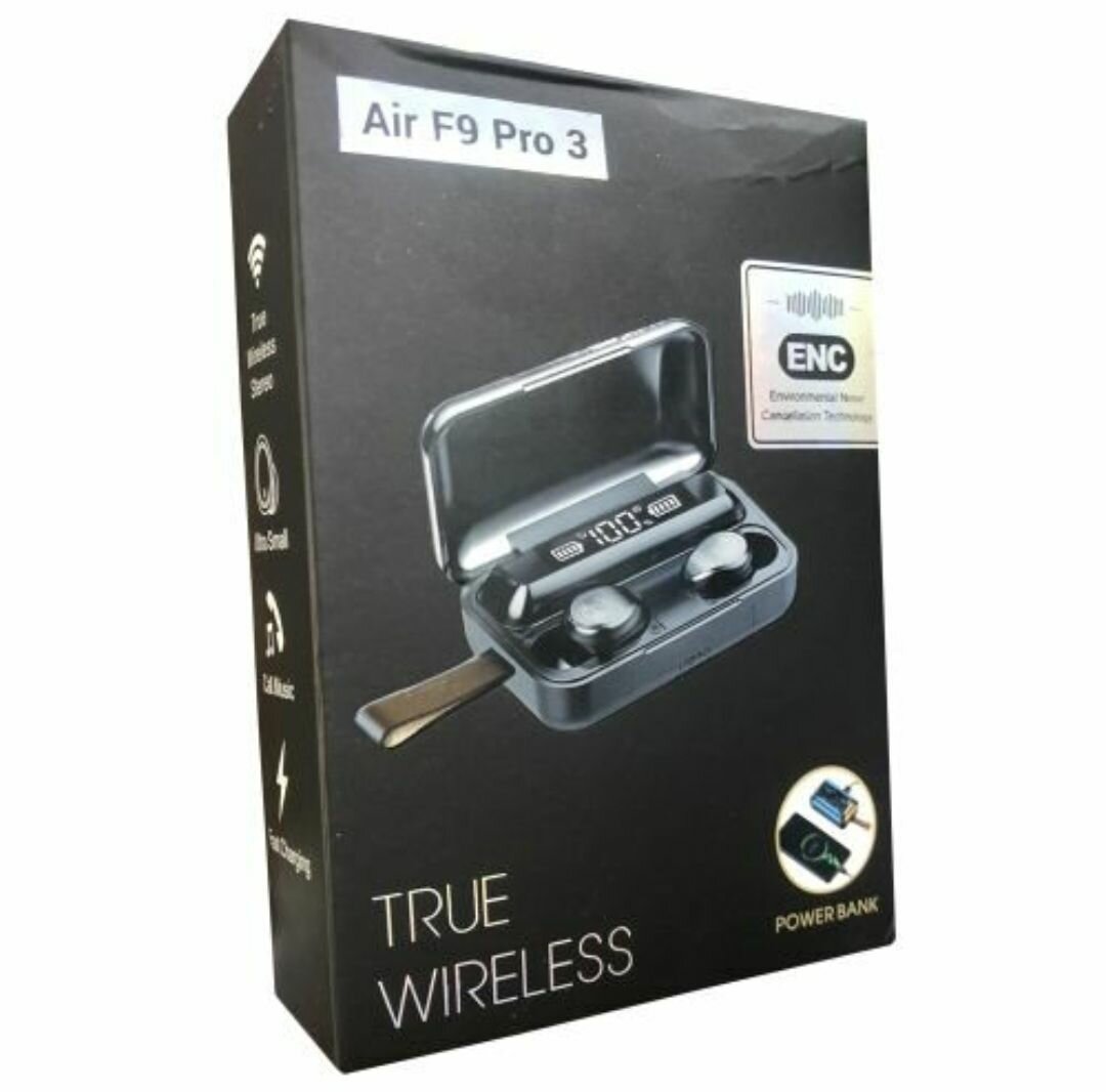 Ecouteurs Bluetooth San Fil True Wireless Air F9 Pro 3