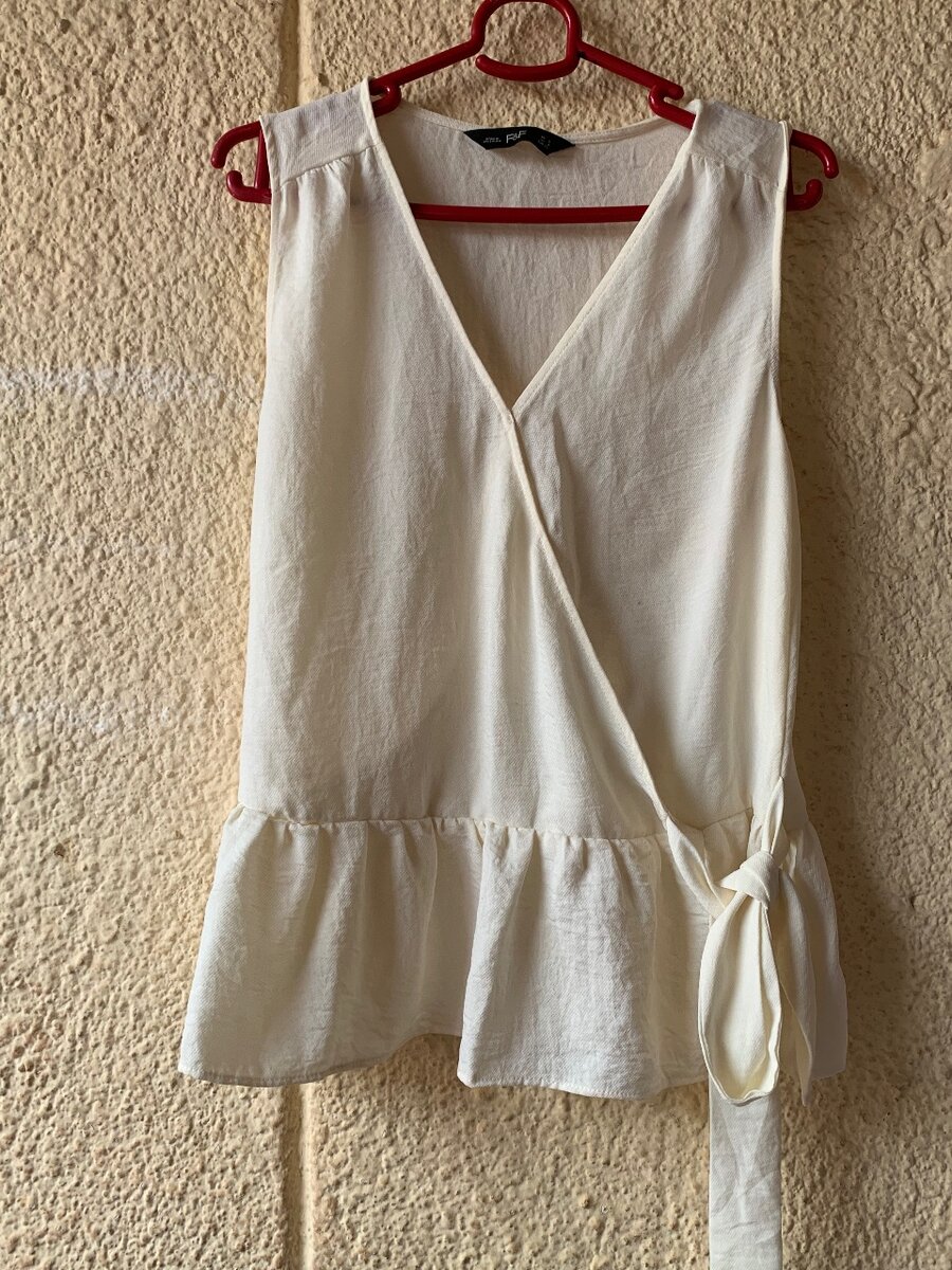 Blouse femme blanche fluide