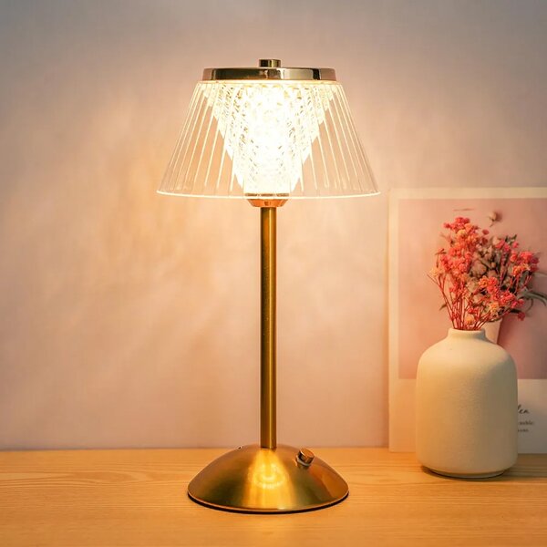 Rechargeable Portable Retro Bedside For Home Bedroom