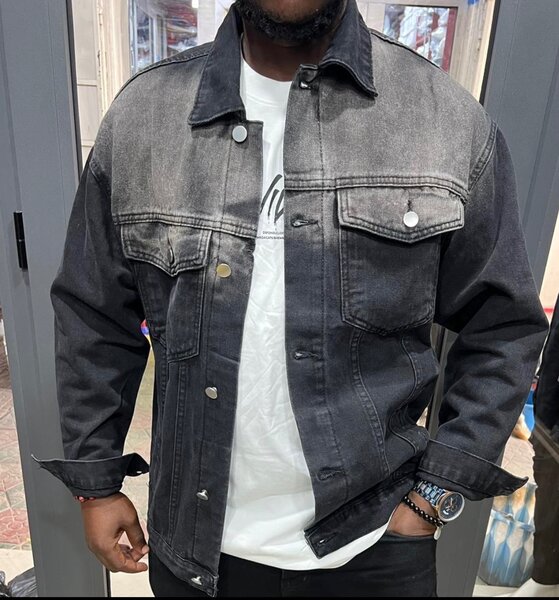 Jacket noir-gris-bleu