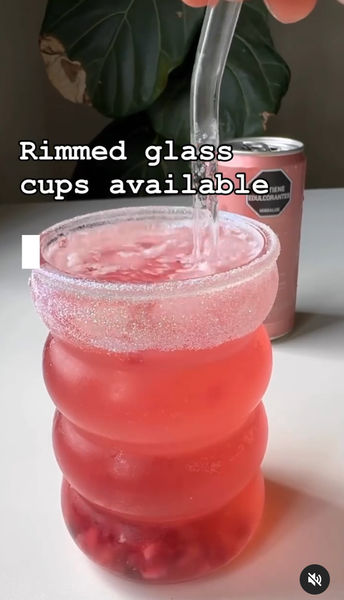 rimmed glasses 400 ml