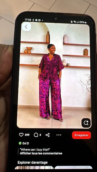 Tenue Ankara femme