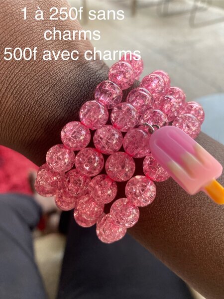 Bracelets colorés en perles