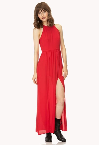 Long Red Dress