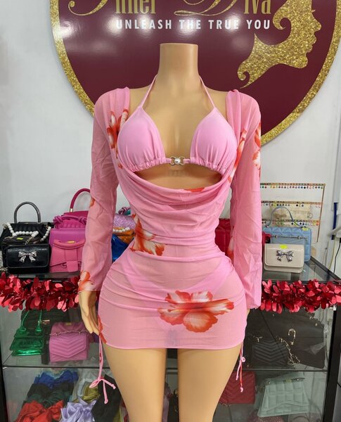 Pink suit