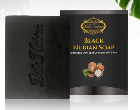 Savon Noir Au Gluta, Acide Kojic, De l’huile D’argan Avec Protection Solaire