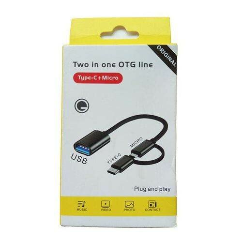 Câble OTG Type-C+Micro