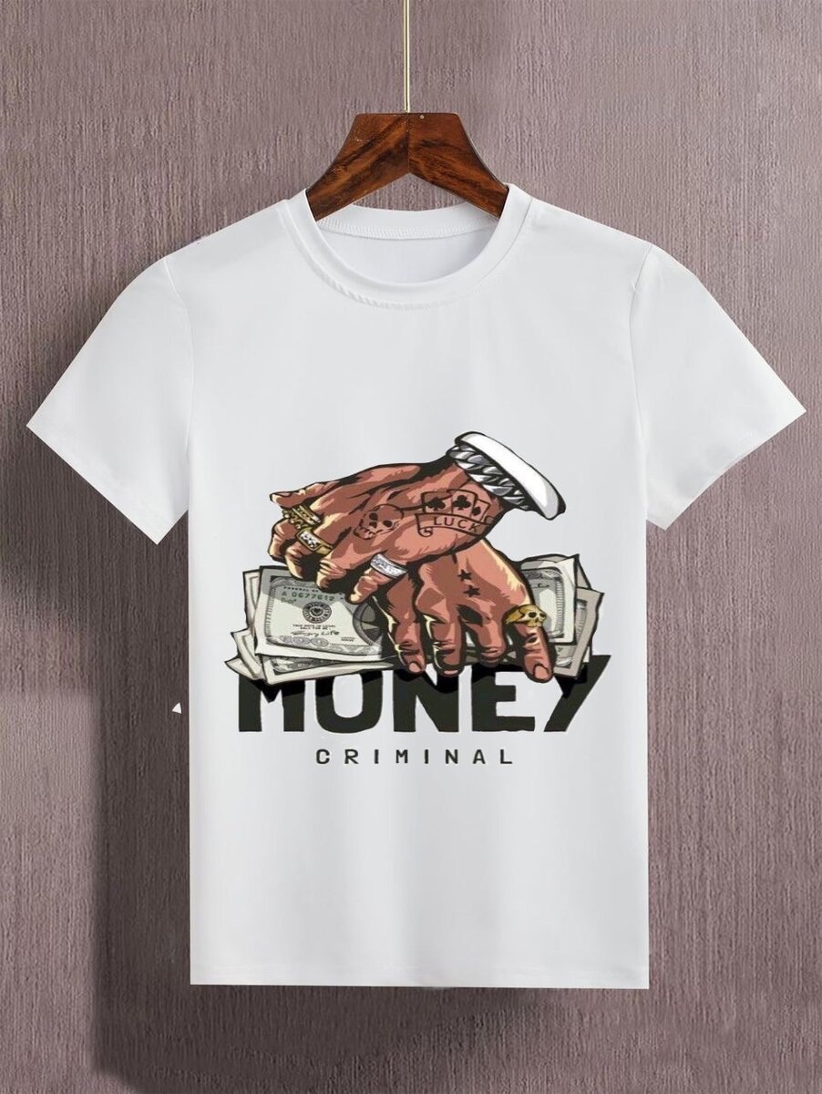 Cotton drip T-shirt