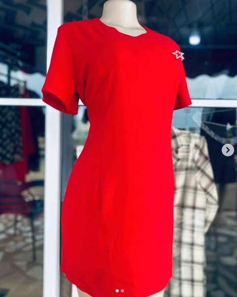 short red dress