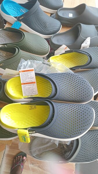 Luxury crocs wear