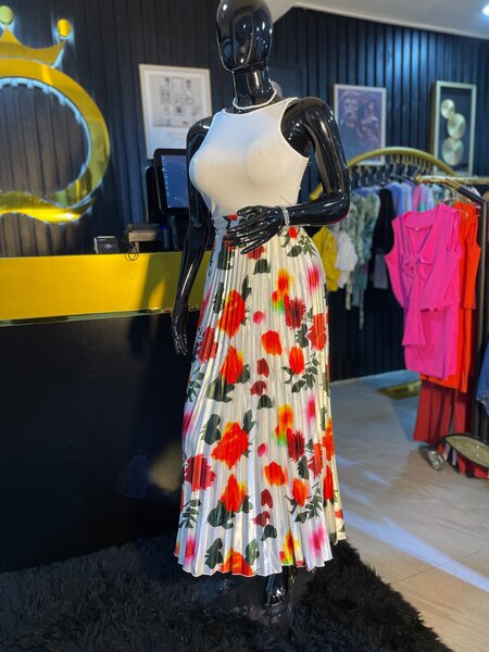 PLEATED DRESS