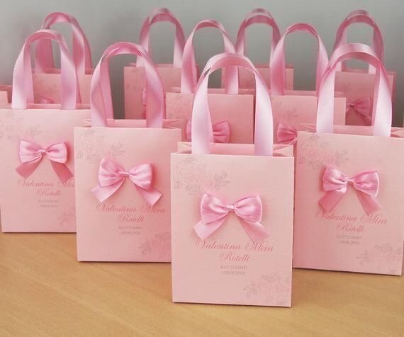 Sacs Cadeaux Roses Élégants