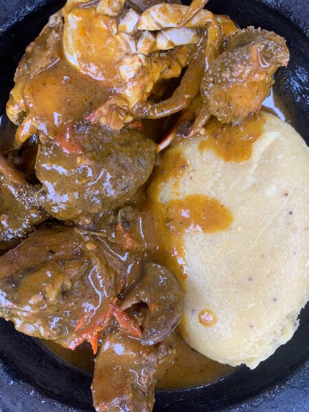 Foutou sauce graine