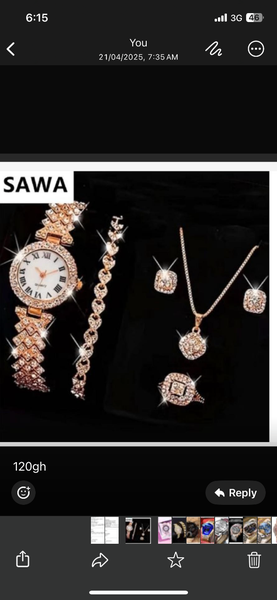 Watch and bracelet