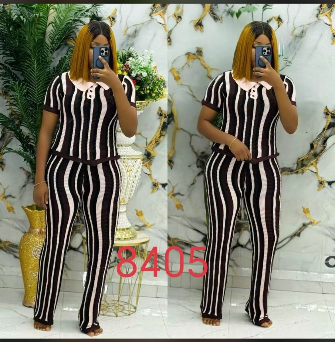 Combinaison Femme Rayée Chic