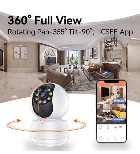 Camera De Surveillance 360wifi