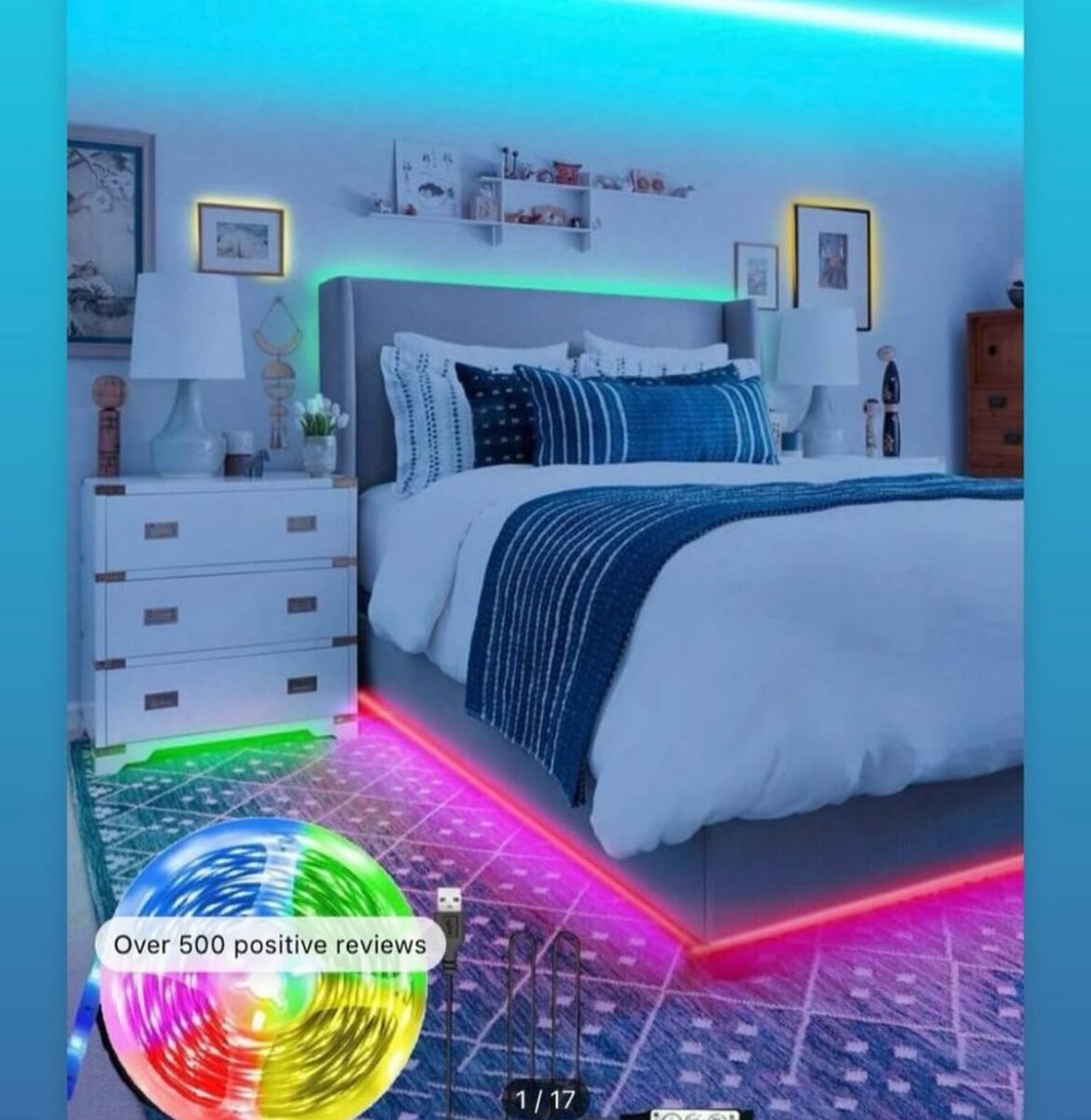 Led de nuit 10 mètres