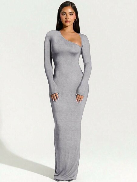 Longue robe plaquer