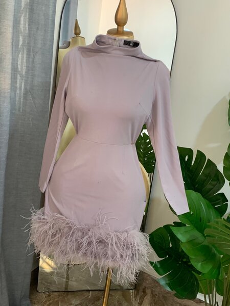 Sexy feather dress Uk 8