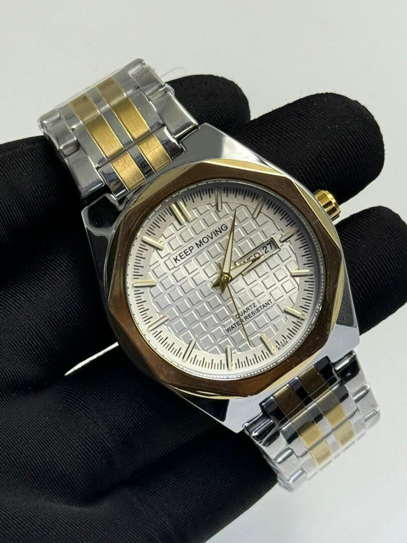 Montre Homme Luxe Bicolore