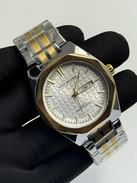 Montre Homme Luxe Bicolore