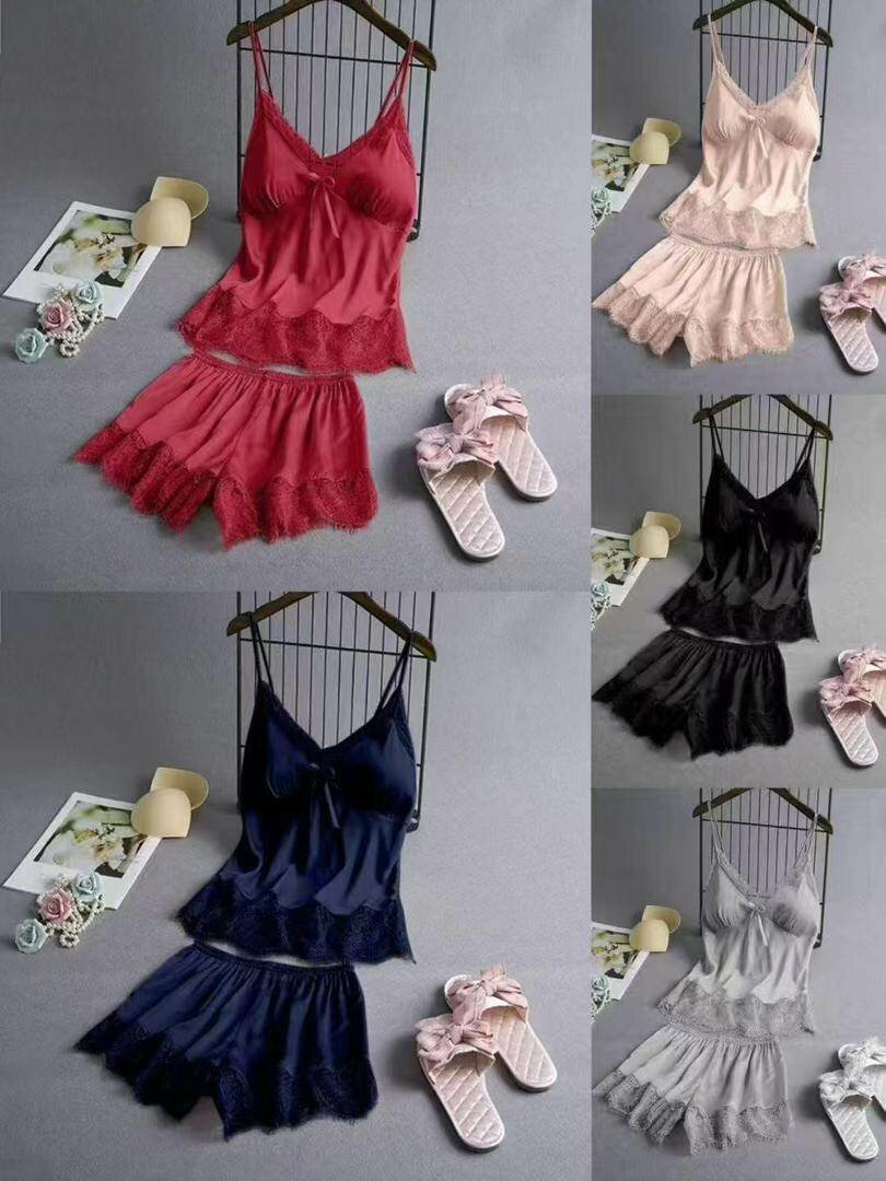 Ensemble de Lingerie Satinée