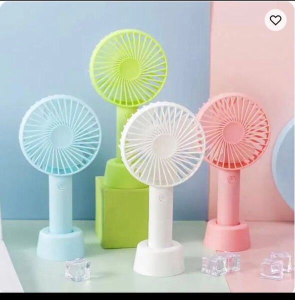 Rechargeable Portable mini Fan with base and phone hold