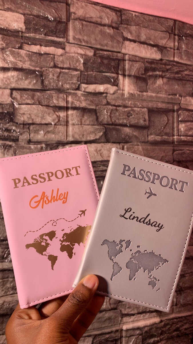 Porte-passeport personnalisé élégant