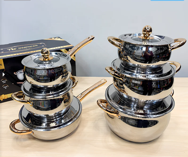 Batterie de Cuisine Acier Inoxydable