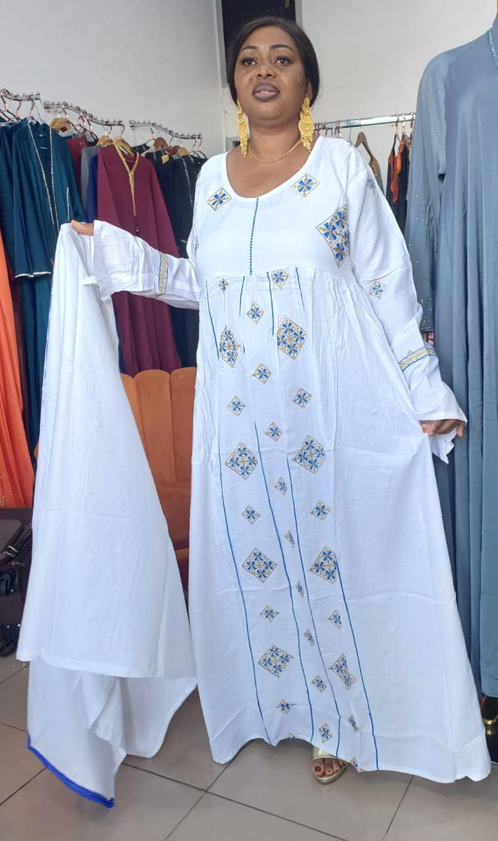 Boubou blanc
