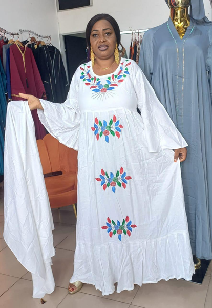 Boubou blanc