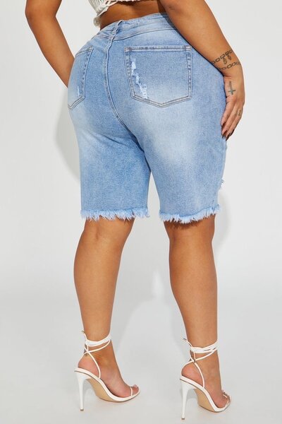 Denim shorts