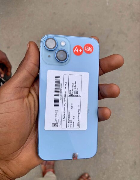 iPhone 14  simple 128Go Bleu