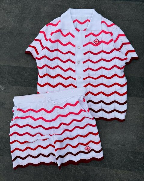 Ensemble Chemise et Short Zigzag