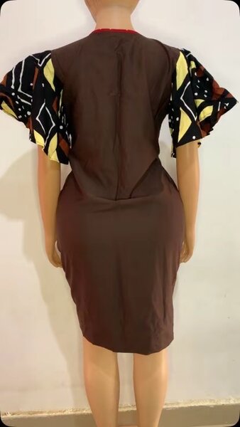 Robe à Motifs Ethnique