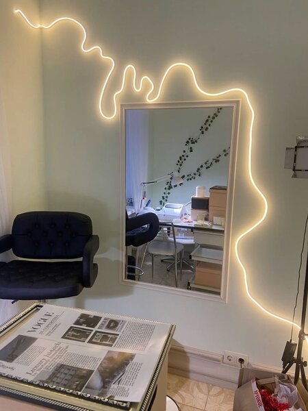 Warm neon lights