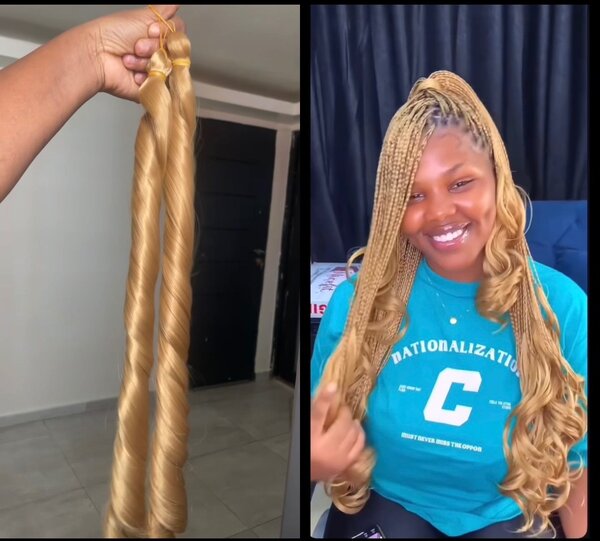 Mèche French curls