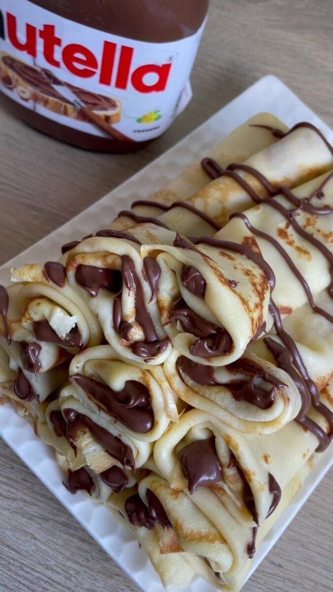 12 Crêpes au Nutella